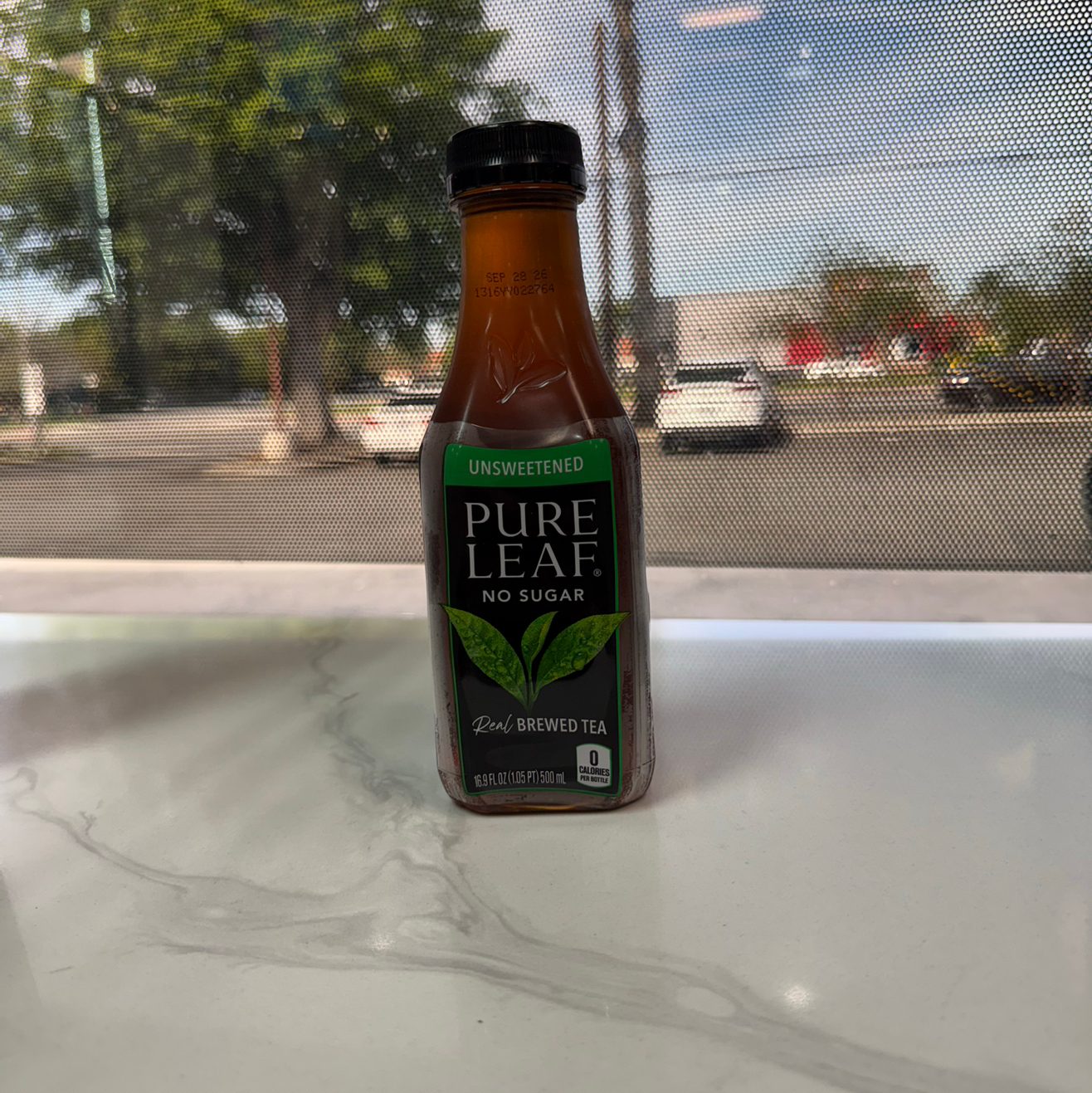 Unsweetened Pure Leaf Tea.
