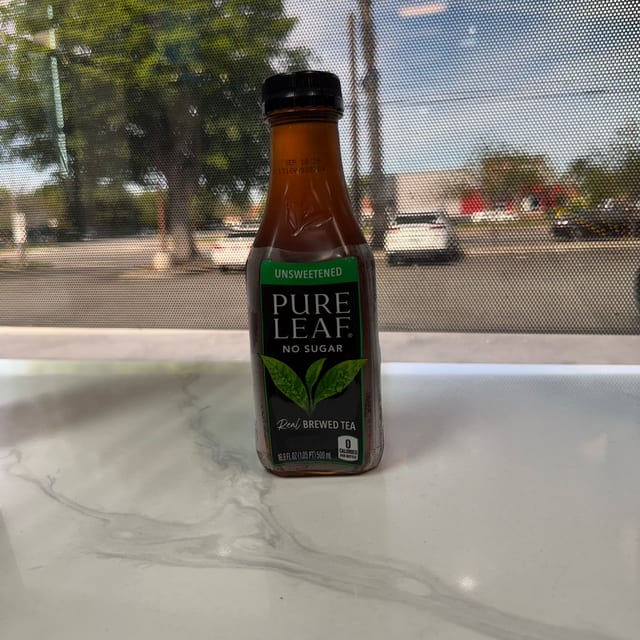 Unsweetened Pure Leaf Tea.