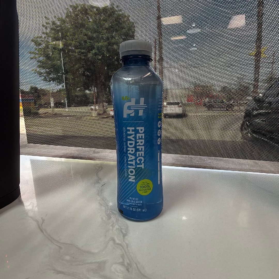 Perfect Hydration Water.